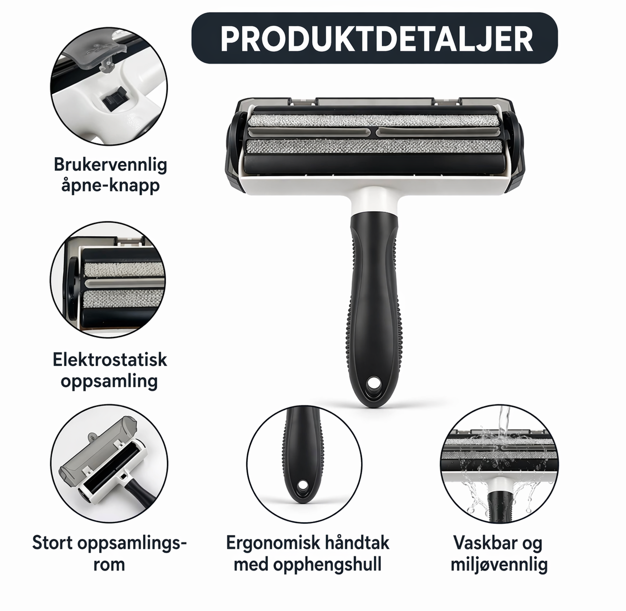 PELLO Pelsrulle - Effektiv hårfjerner